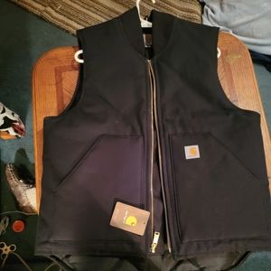 Mens medium black Carhartt vest